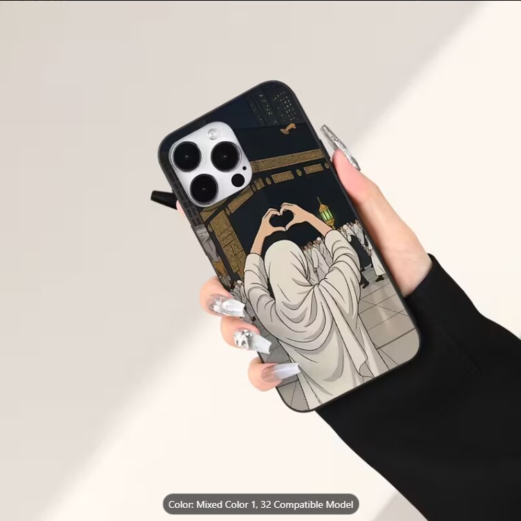 Mecca Hajj Love Gesture Case for iPhone 17 view 2