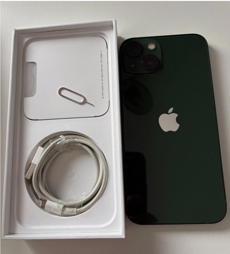 iPhone 13 (128GB) — Green — Used — Battery 84% view 2