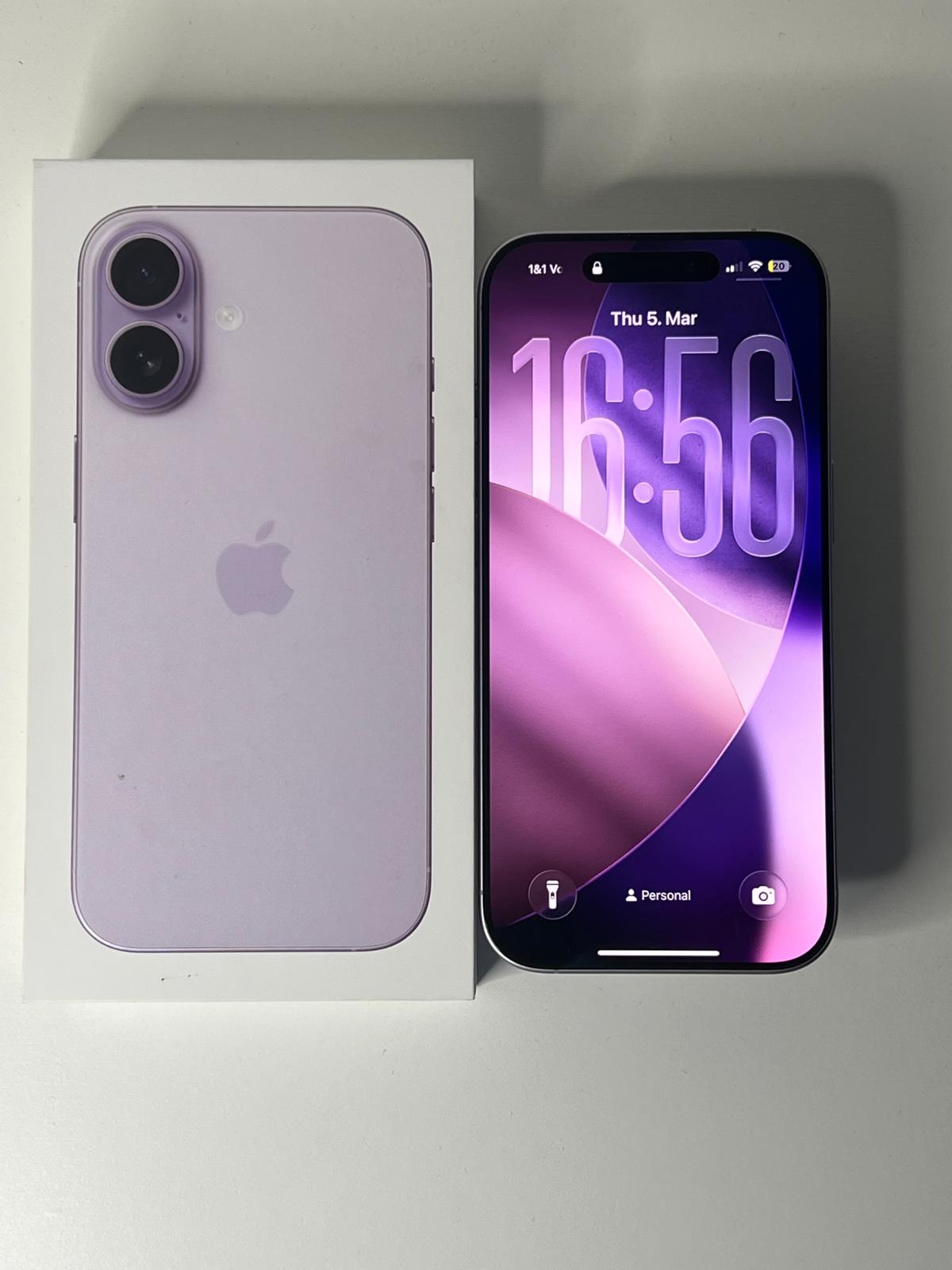 iPhone 17 (256GB) — Lavender — Used (Like new) — Original parts view 4