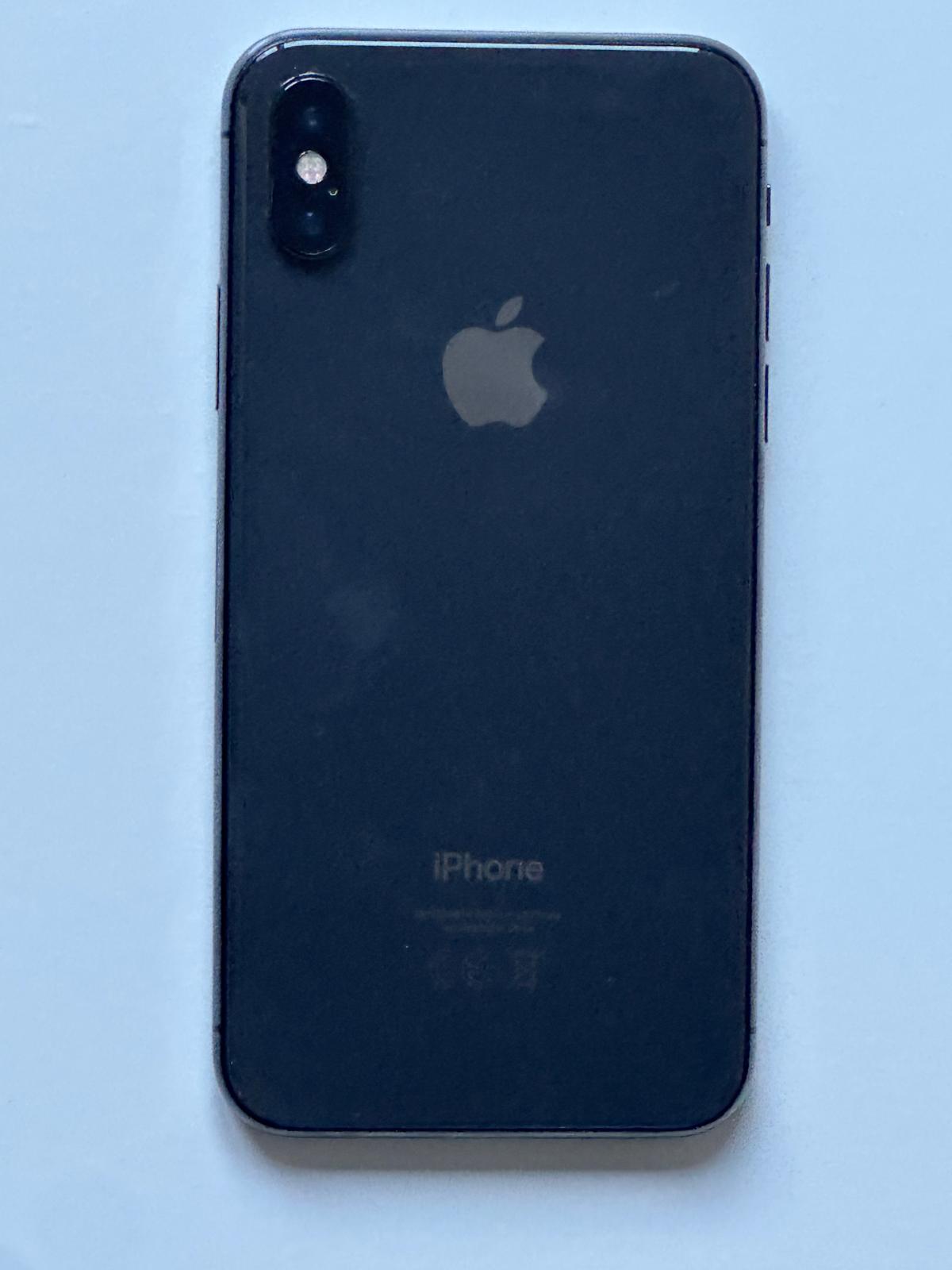 iPhone X (256GB) — Gray — Used (Very clean) — Battery 90% view 2