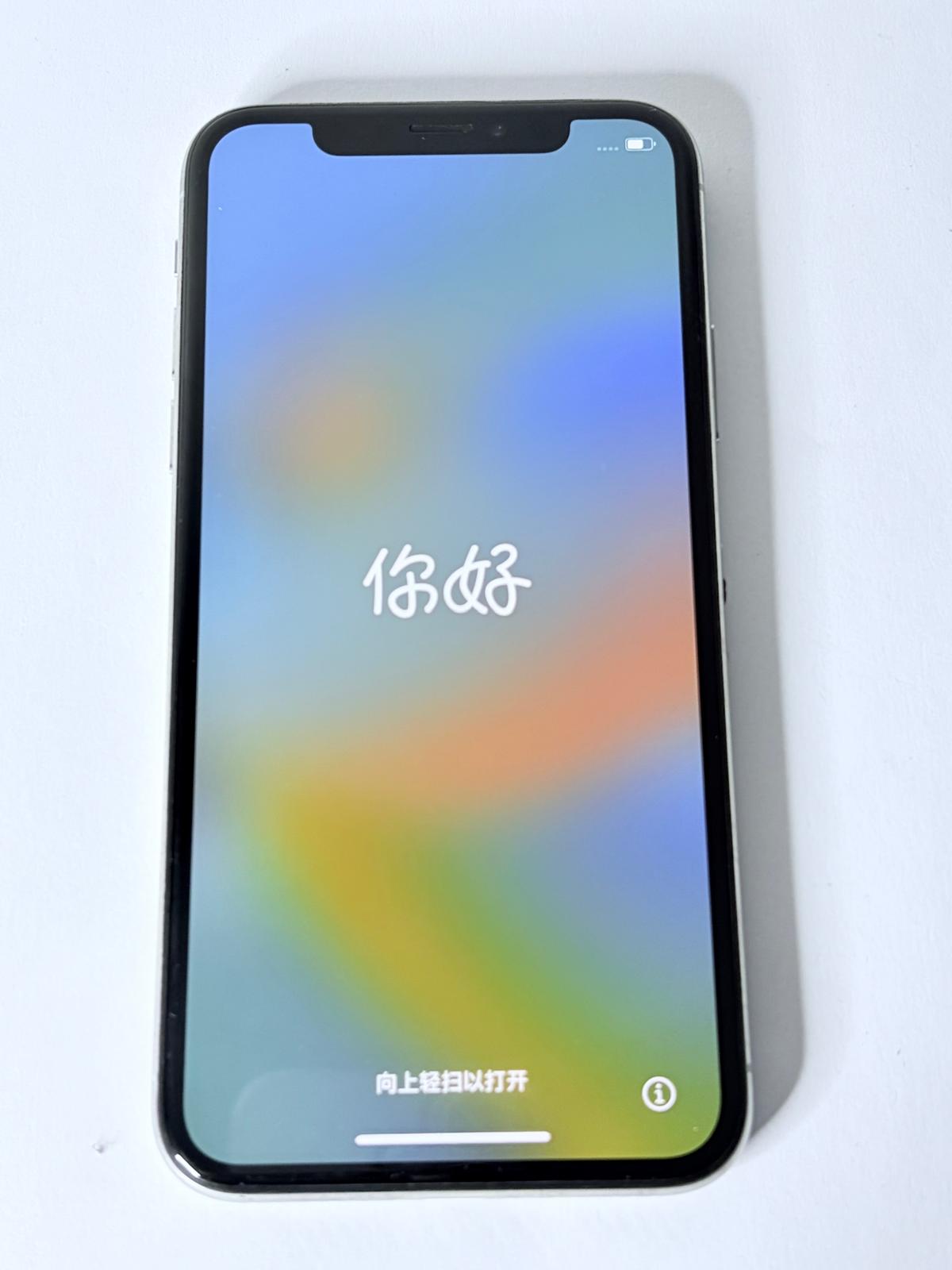 iPhone X (64GB) — White — Used (Good) — Battery 68% view 2
