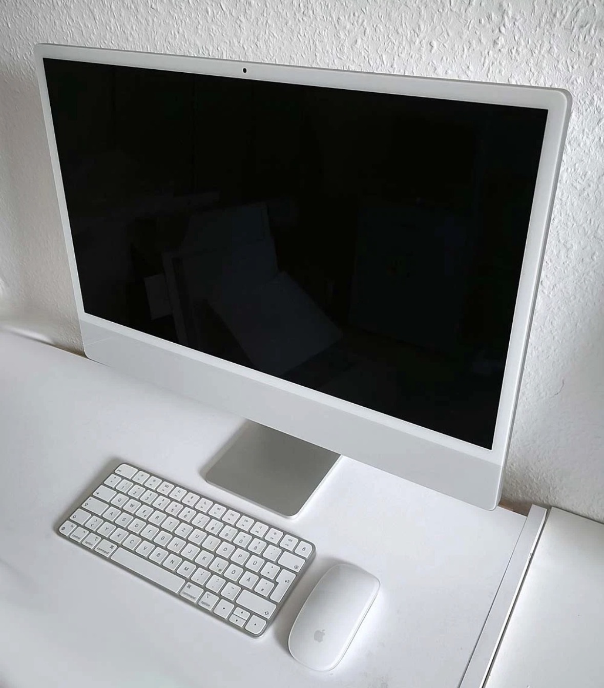 Apple iMac 24-inch (M1) - Silver - 256GB SSD - Complete set with original accessories and box